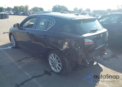 2012 Lexus Ct 200 z USA, uszkodzony, nr VIN JTHKD5BH9C2115751